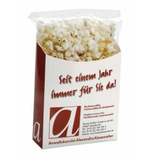 Zoete popcorn in doos naar eigen ontwerp - Topgiving